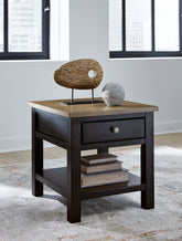 A2Z Furniture - Ashley Furniture - Drazmine End Table - Rectangular End Table / Brown - T734-3